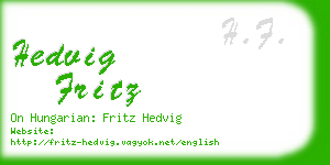 hedvig fritz business card